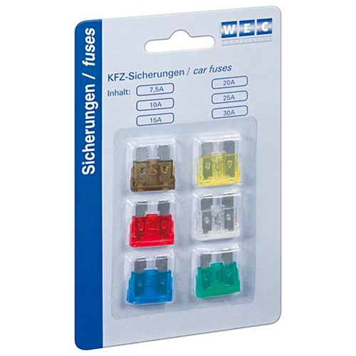 Produktbild von KfZ-Sicherungssortiment 6-teilig