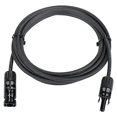 Produktbild von MC4 Verlängerungskabel Photovoltaik Solarkabel mit Stecker 6 mm² schwarz