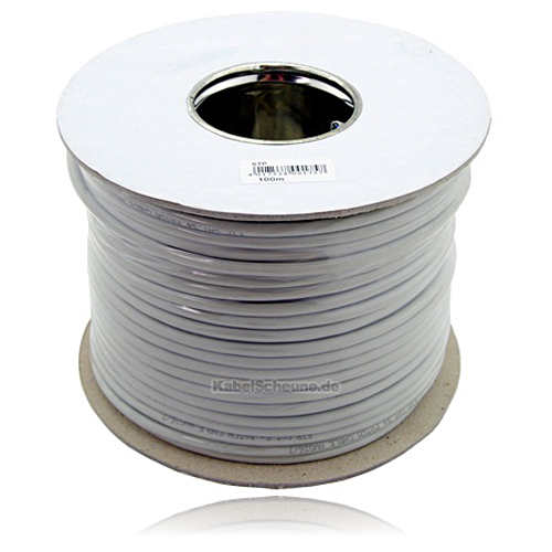 Netzwerkkabel Cat.5e SF/UTP flexibel grau 500 m