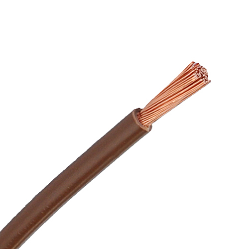 PVC Aderleitung flexibel H07V-K 1x1,5 mm² braun 100 m