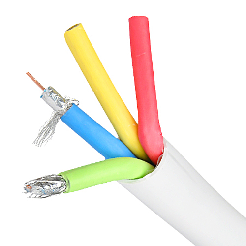 Produktbild von Sat 4-fach Koaxialkabel 4in1 Digital farbig