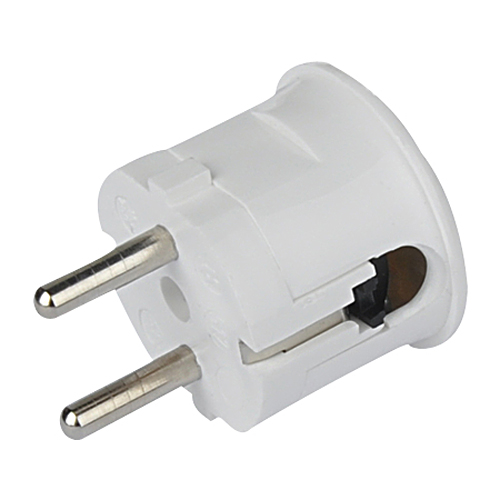 Produktbild von Schutzkontakt Winkelstecker weiß