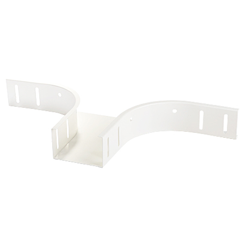 T-Abzweigstück 90° horizontal pulverbeschichtet weiß matt 100 mm