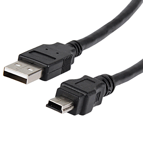 Produktbild von USB Anschlusskabel 2.0 A-Stecker - B-Mini 5pin Stecker