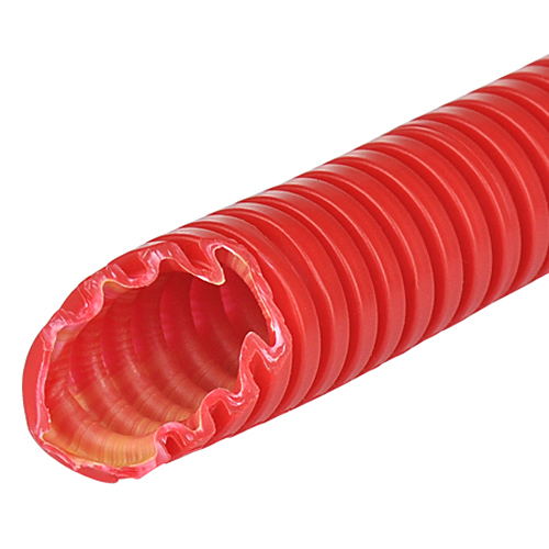 Produktbild von Wellrohr / Leerrohr flexibel 750 N betonfestes Kabelschutzrohr rot