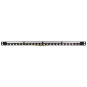 Keystone Patchpanel 24-Port 0,5 HE Patchfeld schwarz