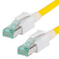 LED Patchkabel Cat.6a RJ45 gelb