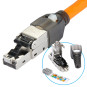 Netzwerkstecker RJ45 für starre und flexible LAN Kabel