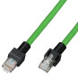 Patchkabel schleppfähig UL Cat.6a schleppkettentauglich RJ45 Industrie PUR grün