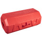 SteckerBox abschließbar Maxi SteckerSafe mit Schnappverschluss rot