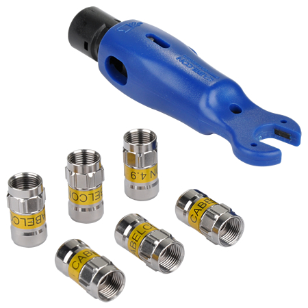 Koaxialkabel Ören HD 103 Class A+ inkl. 6 Stecker und Abmantler 15 m