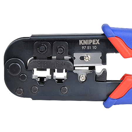 Knipex Crimpzange für Netzwerkstecker Westernstecker