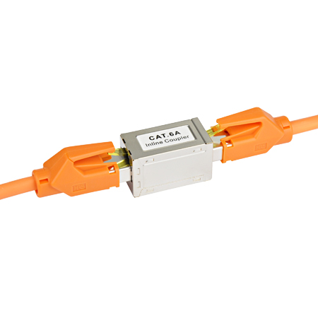 LAN Kabel RJ45 Verbinder Doppelkupplung Cat.6a