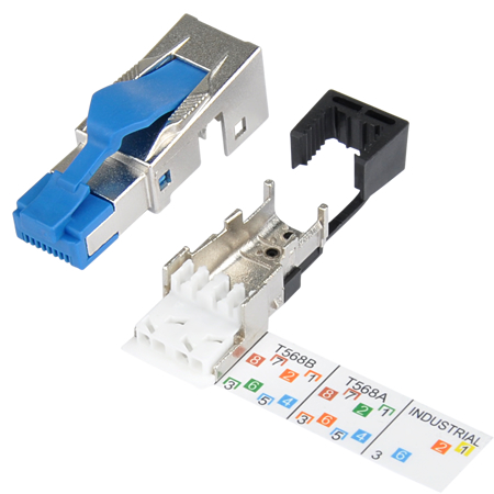 Metz Connect Cat.8.1 RJ45 Netzwerkstecker 40 GBit/s