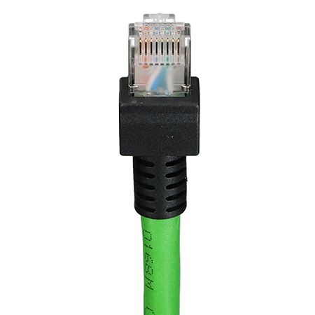 Patchkabel schleppfähig UL Cat.6a schleppkettentauglich RJ45 Industrie PUR grün