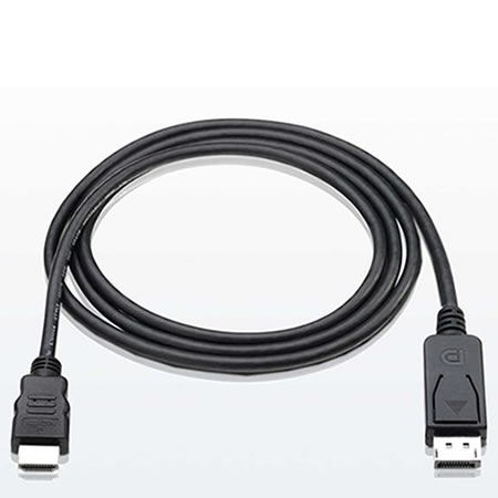 TECHly DisplayPort HDMI Anschlusskabel / Konverterkabel schwarz 1 m