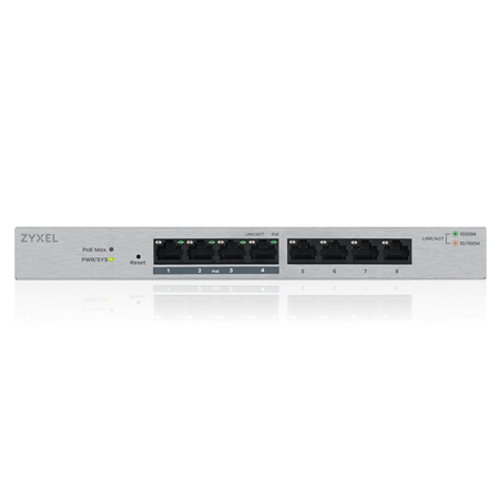 Zyxel 8-Port Gigabit PoE+ Switch