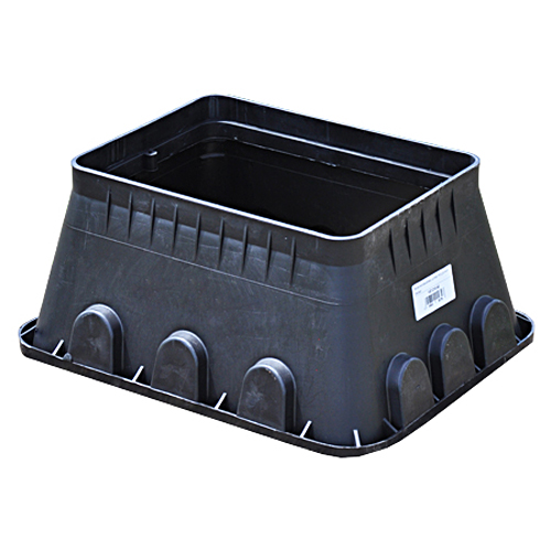 Bodeneinbaudose Jumbo mit grünem Deckel 50x37 cm