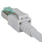 LED Patchkabel Cat.6a RJ45 grau