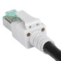 LED Patchkabel Cat.6a RJ45 schwarz