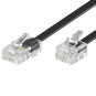 Modularkabel Telefon RJ45 / RJ11 schwarz