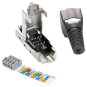 Netzwerkstecker RJ45 für starre und flexible LAN Kabel