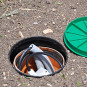 Outdoor Bodentank Bodeneinbaudose mit grünem Deckel