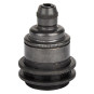 Schraubring Metall Schwarz für Retro Lampenfassung E27