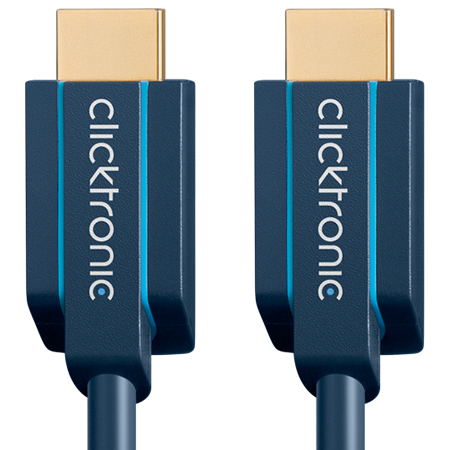 Clicktronic High Speed HDMI Kabel with Ethernet Casual-Serie 1 m