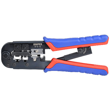 Knipex Crimpzange für Netzwerkstecker Westernstecker