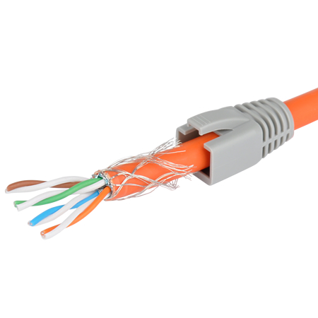 RJ45 Netzwerk Stecker für Cat.7 Verlegekabel