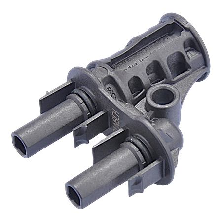 Stäubli MC4 Y-Stecker Solar T-Abzweigadapter Parallel Verbinder Connector 2er Set