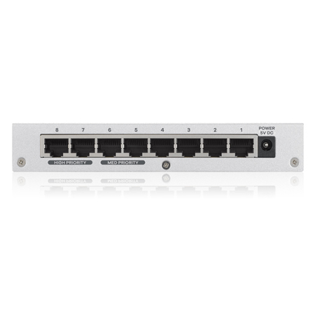 Zyxel 8-Port Gigabit Switch Metallgehäuse