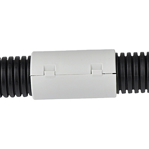Klappmuffe für flexible Rohre grau M25
