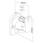 Lautsprecher Wandhalterung schwenk- und neigbar bis 3,5 kg schwarz 2 Stück