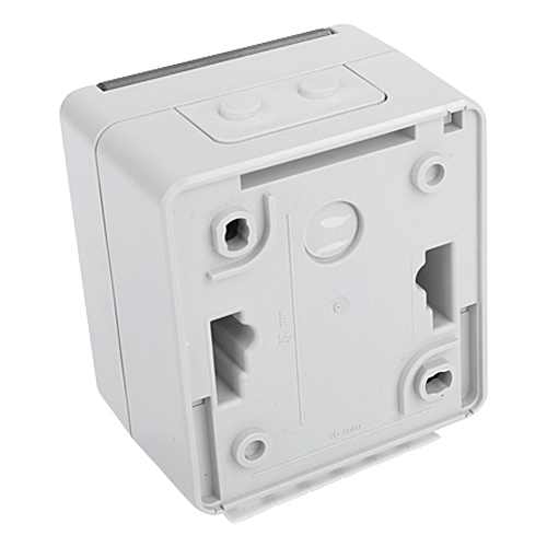 Keystone Aufputzgehäuse IP44 Datendose 2xRJ45 Leergehäuse Outdoor AP