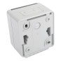 Keystone Aufputzgehäuse IP44 Datendose 2xRJ45 Leergehäuse Outdoor AP