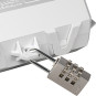 SteckerBox abschließbar Mini SteckerSafe mit Schnappverschluss weiß