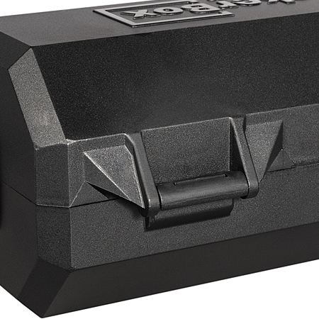 SteckerBox abschließbar Mini SteckerSafe mit Schnappverschluss schwarz