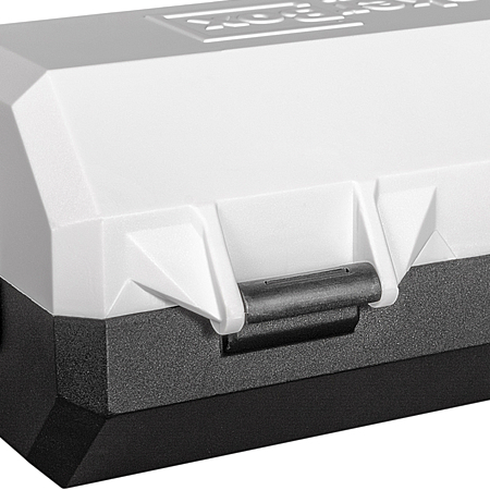 Steckerschutz Verriegelung abschließbare Box Mini SteckerSafe black & white