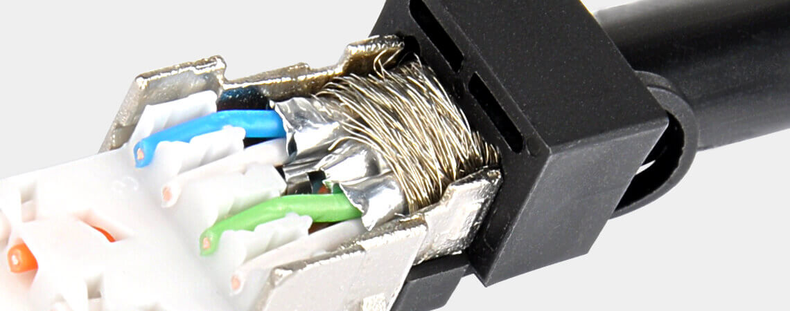 Netzwerkstecker RJ45 Belegung nach EIA/TIA Farbcode